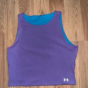 Under Armour Purple Tank with Blue Lining